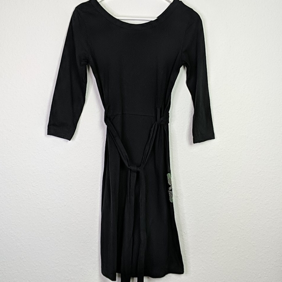 Synergy Love Birds on a Branch Tie Waist Dress S - Picture 5 of 12